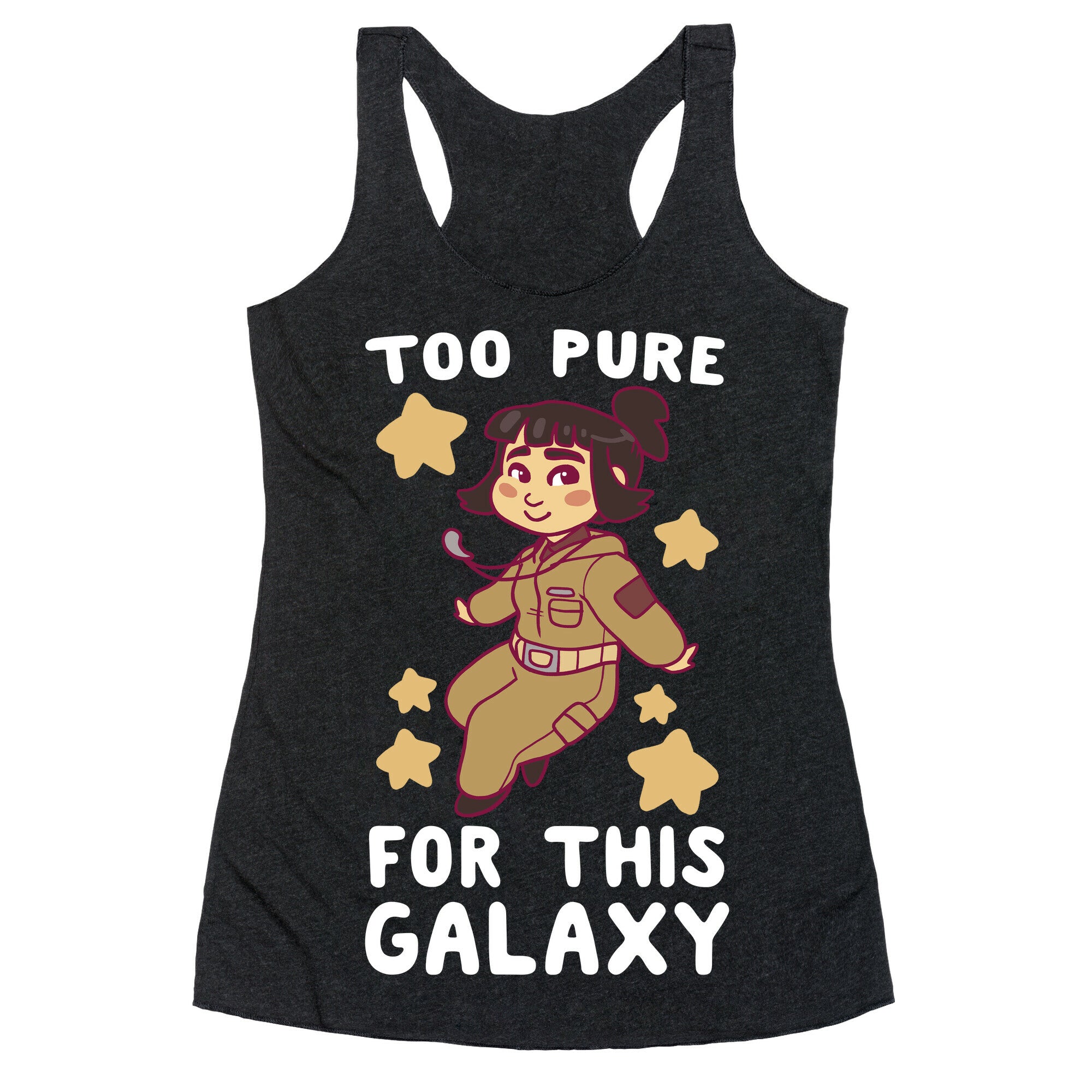 Too Pure For This Galaxy - Rose Tico Racerback Tank